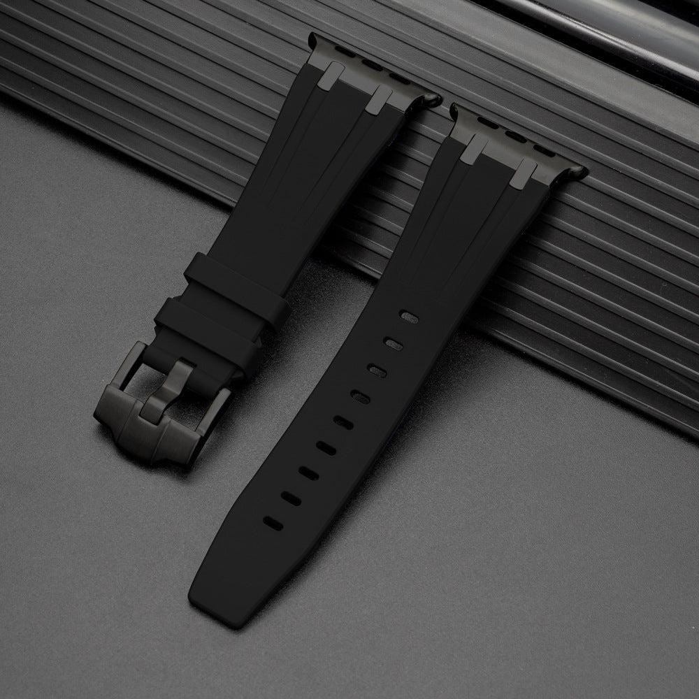 AuroraCraft Silicone Band With Metal End For Apple Watch Edition