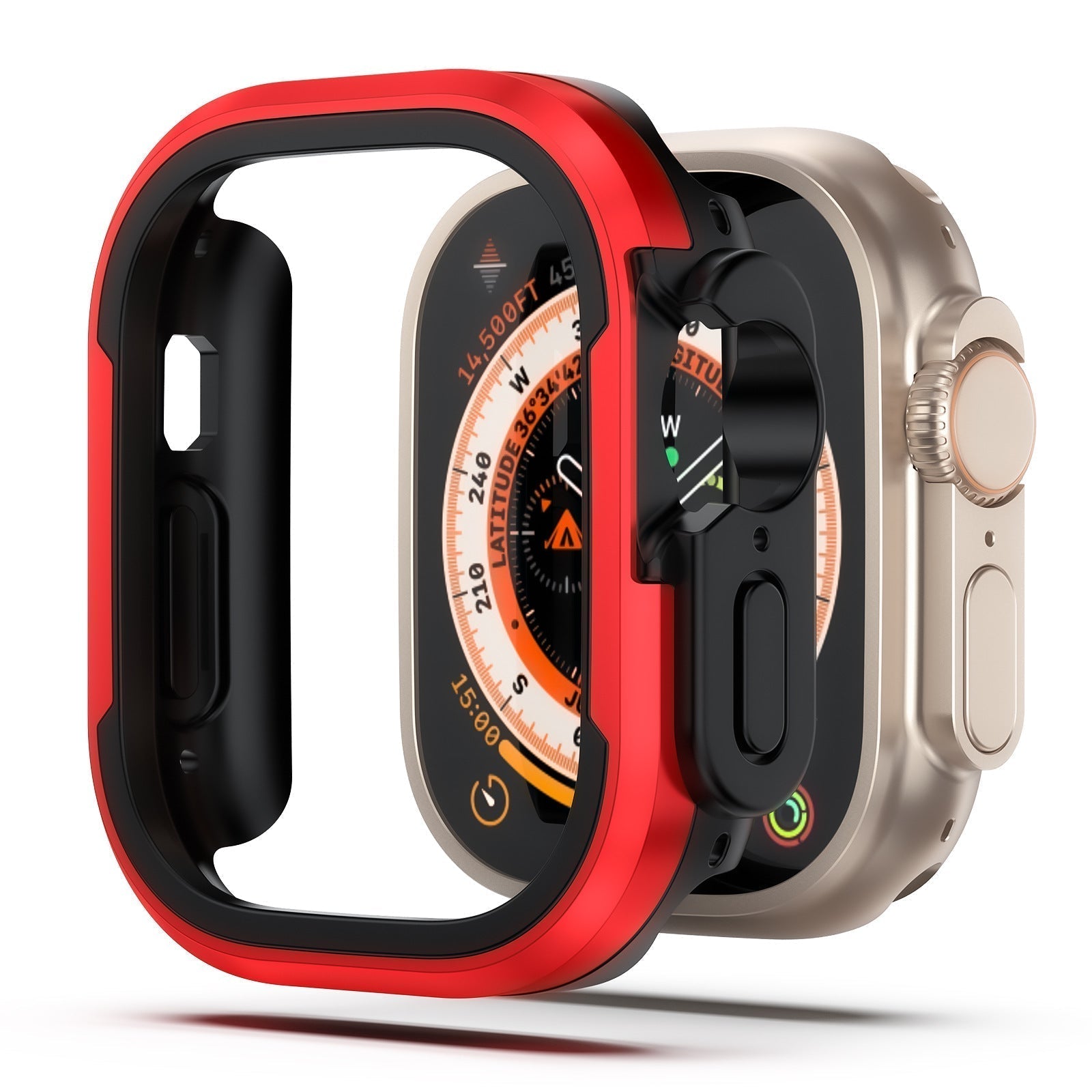 ElementShield Aluminum Alloy Bumper Case For Apple Watch
