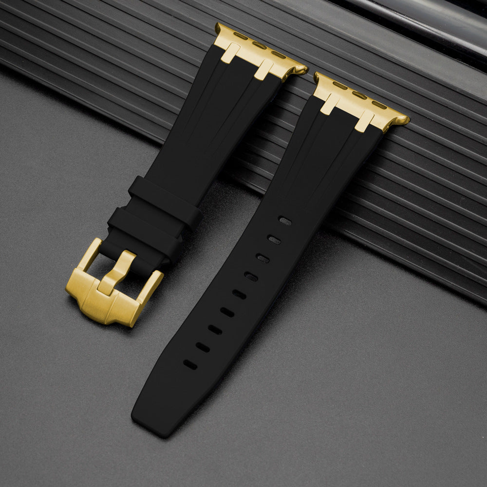 AuroraCraft Silicone Band With Metal End For Apple Watch Edition