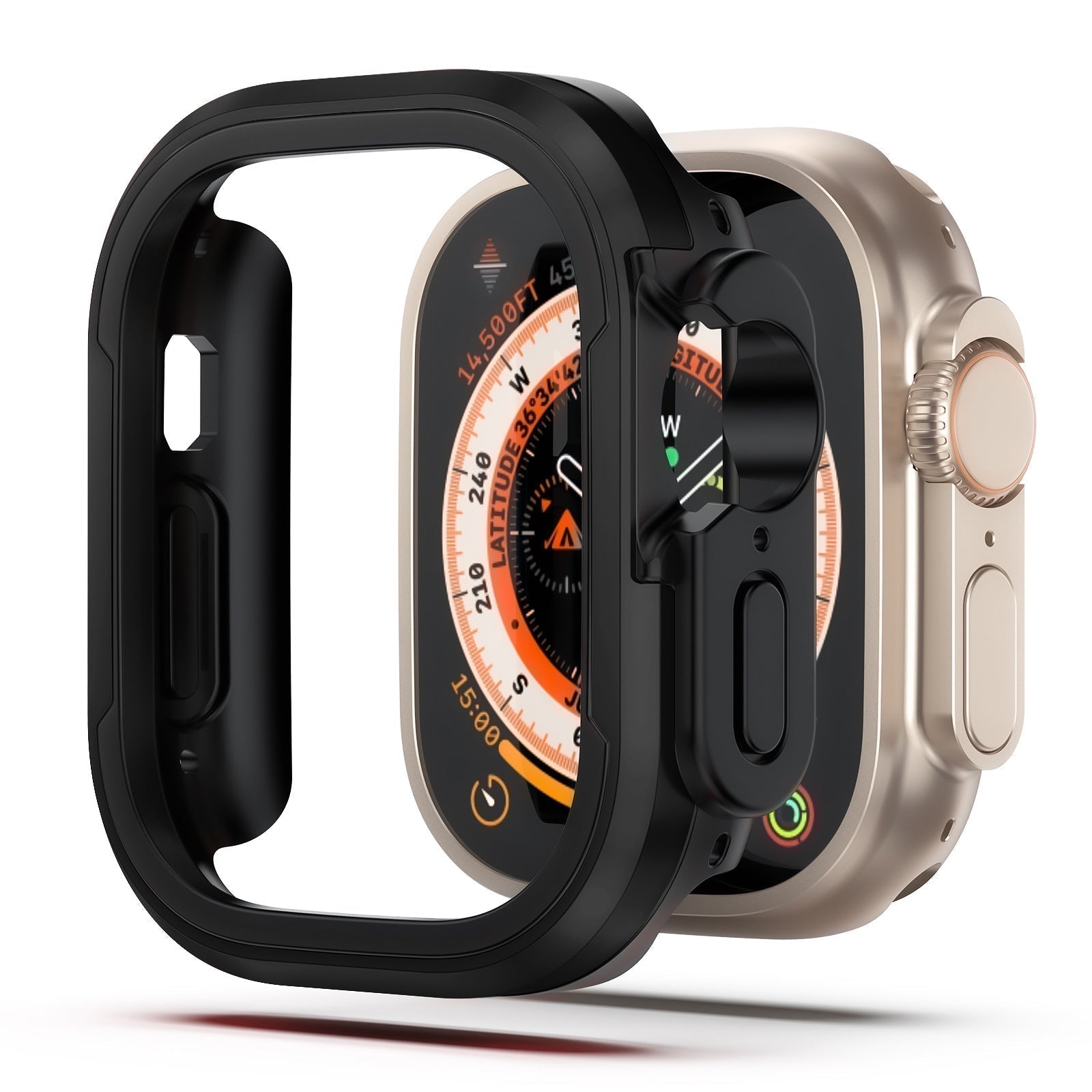 ElementShield Aluminum Alloy Bumper Case For Apple Watch