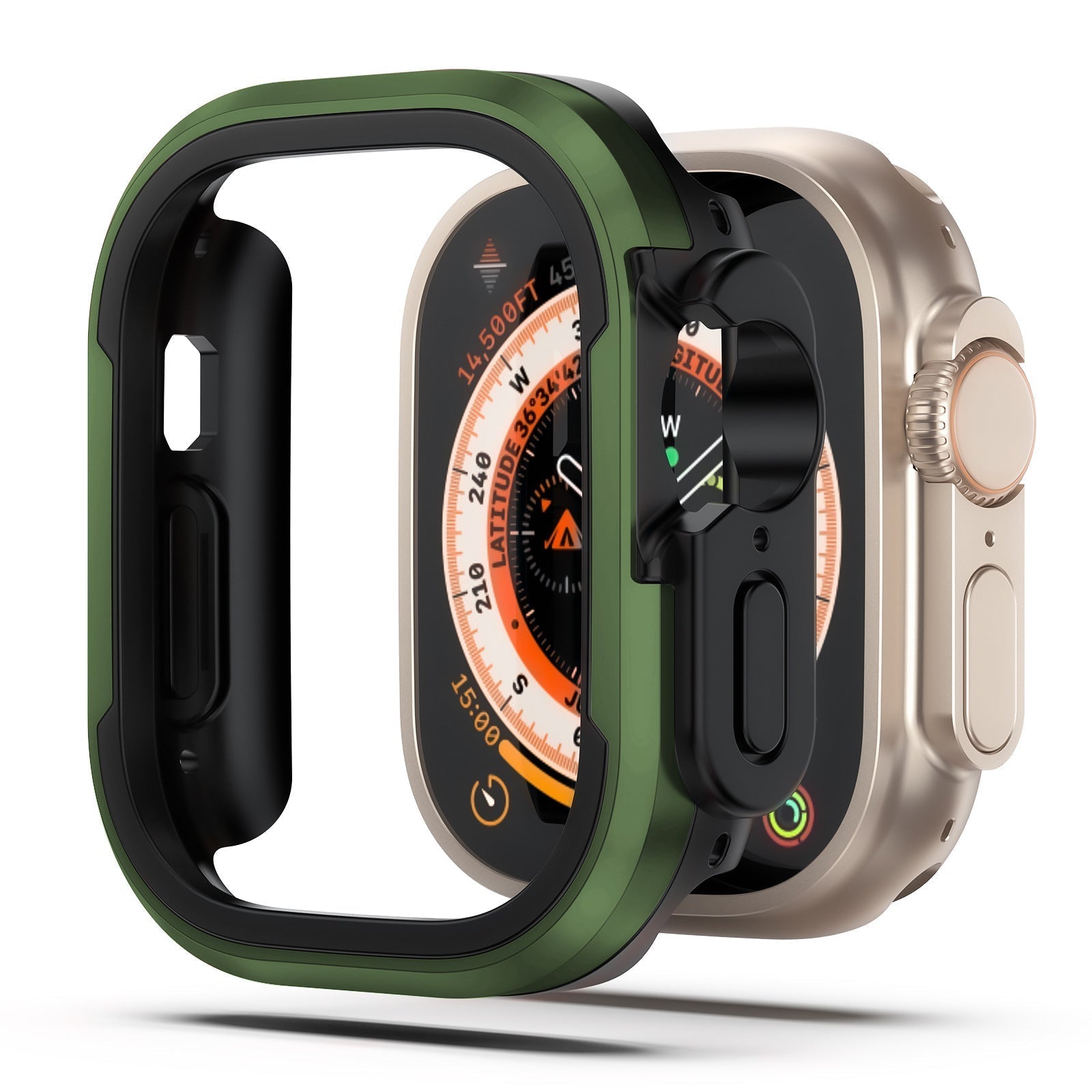 ElementShield Aluminum Alloy Bumper Case For Apple Watch