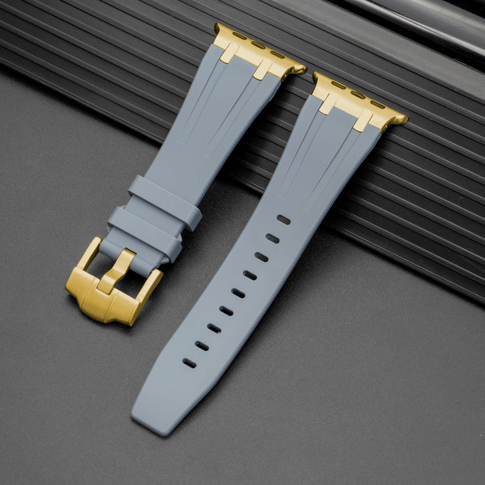 AuroraCraft Silicone Band With Metal End For Apple Watch Edition