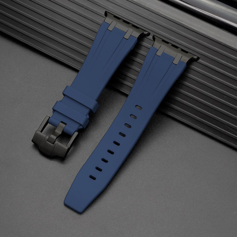 AuroraCraft Silicone Band With Metal End For Apple Watch Edition