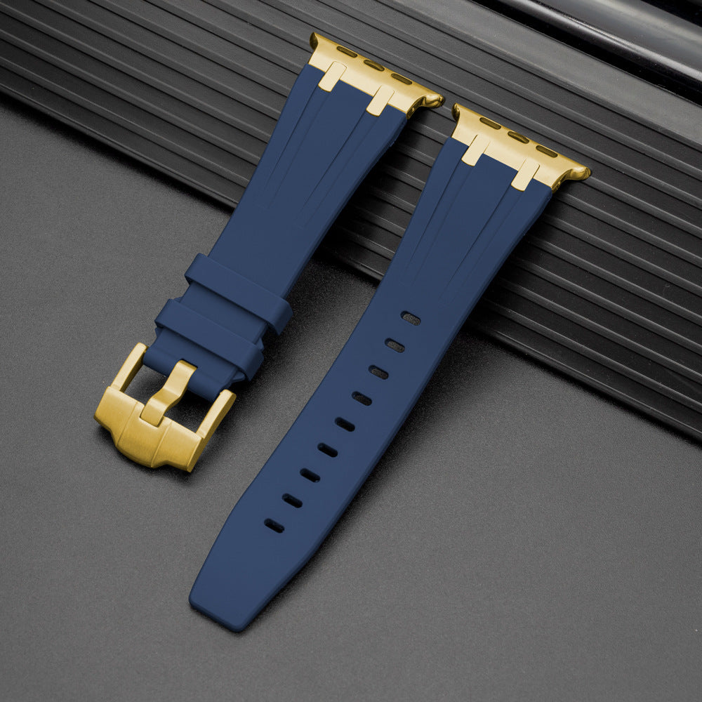 AuroraCraft Silicone Band With Metal End For Apple Watch Edition
