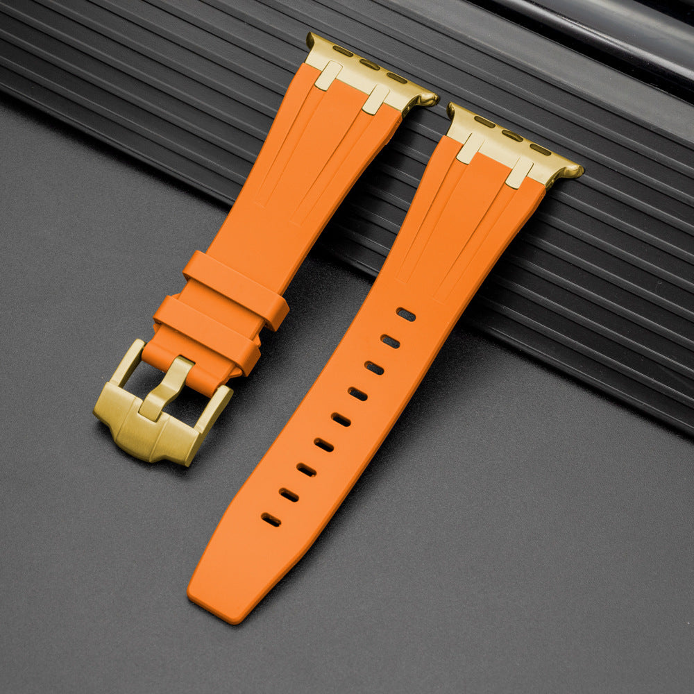 AuroraCraft Silicone Band With Metal End For Apple Watch Edition