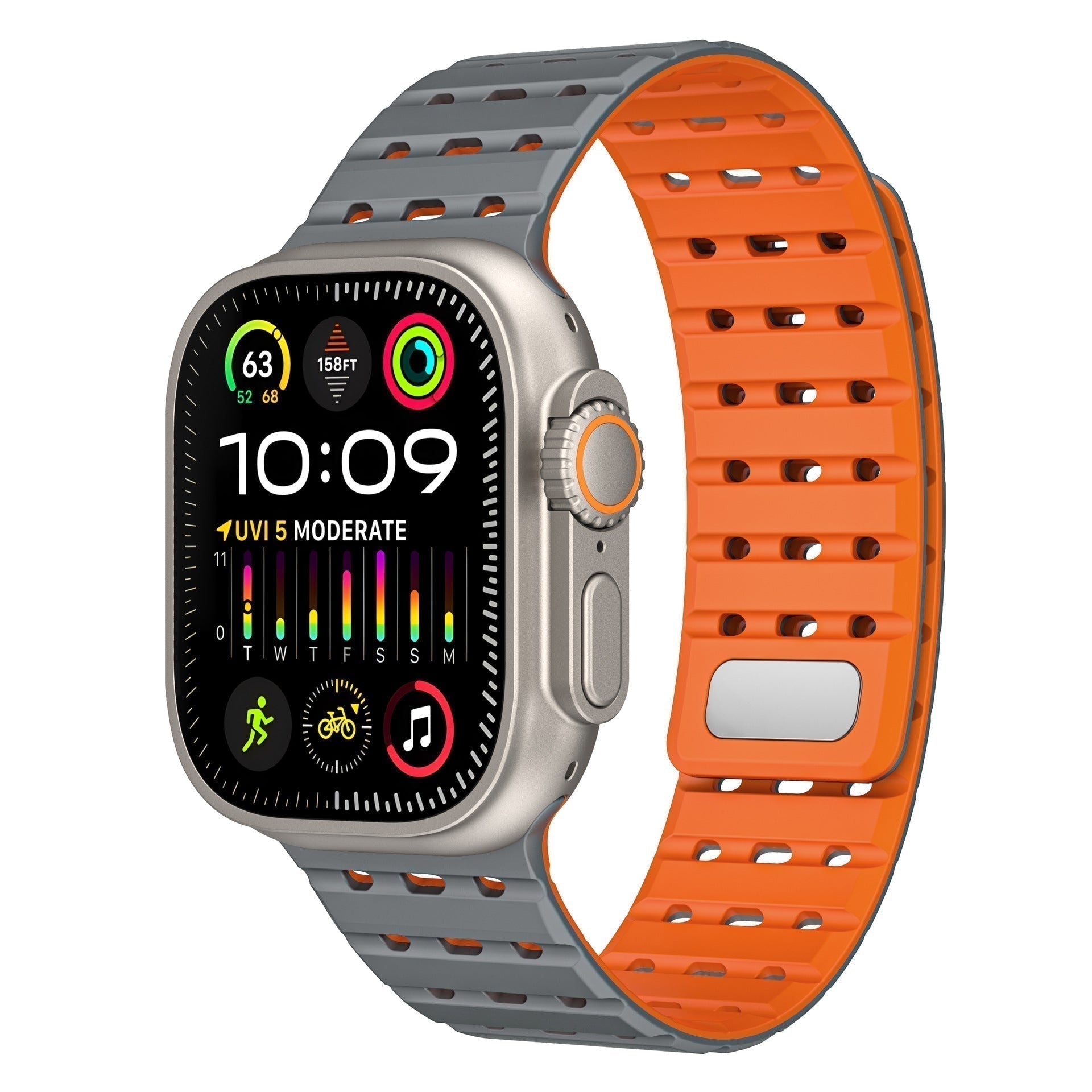 VeloWeave Pro Magnetic Silicone Strap for Apple Watch