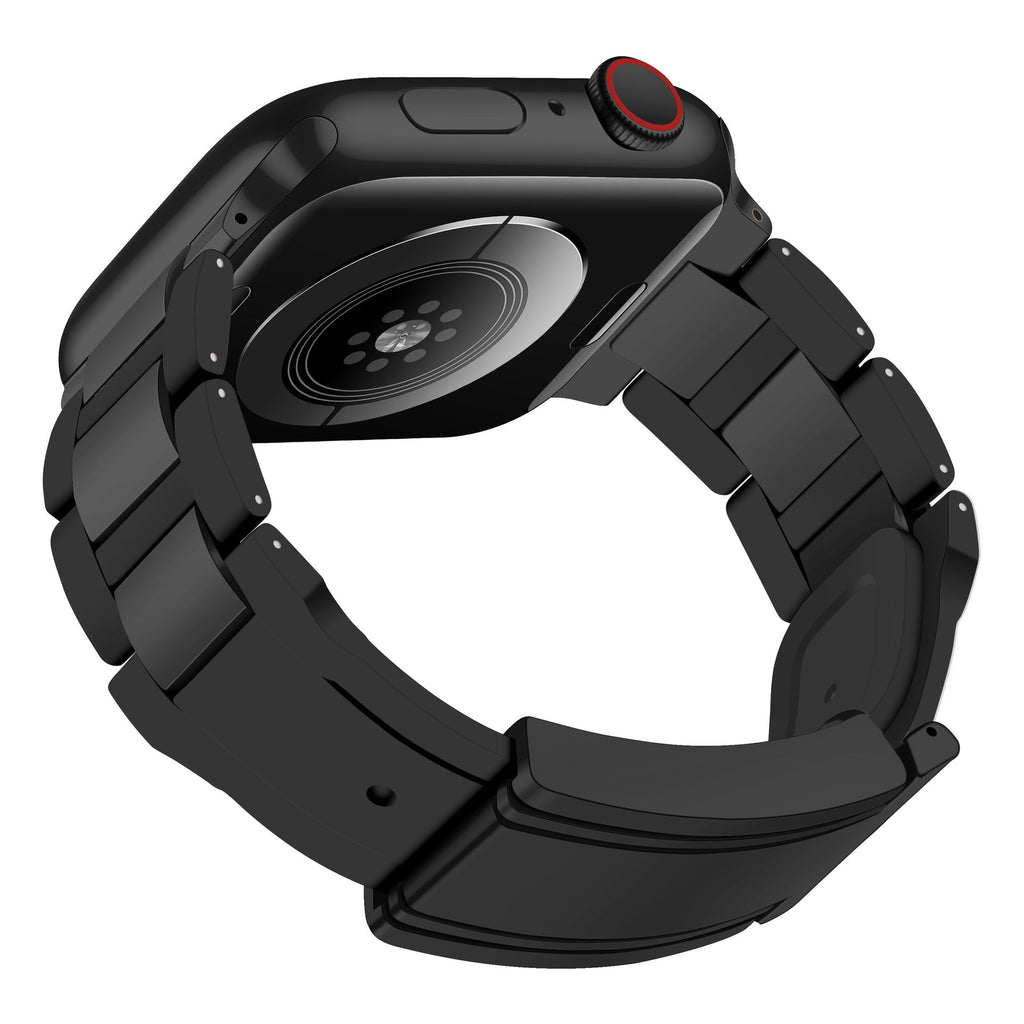 Magnetic Snap Stainless Steel Silicone Band For Nova Watch