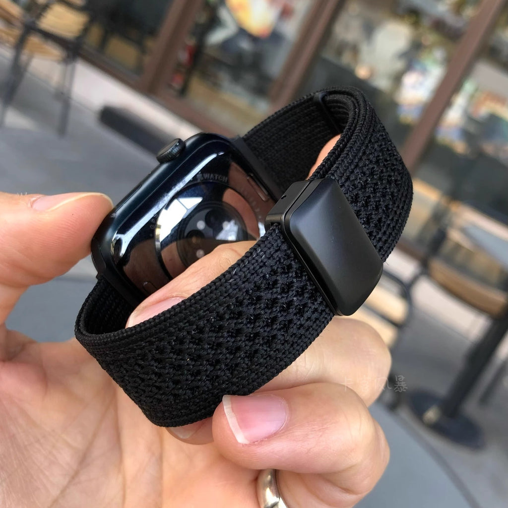 AeroFlex Mesh Nylon Loop With Magnetic Clasp for Apple Watch