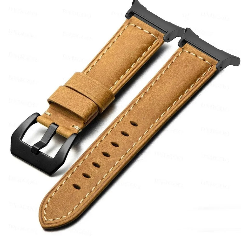 Lyra Vintage Leather Strap For Smartwatch Ultra 47mm