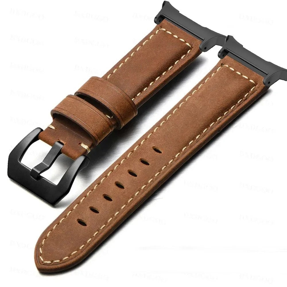 Lyra Vintage Leather Strap For Smartwatch Ultra 47mm