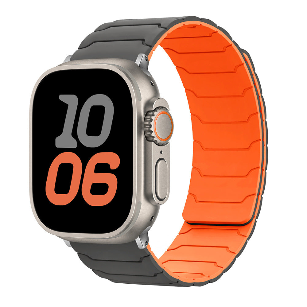 NovaShield Silicone Magnetic Strap For Apple Watch