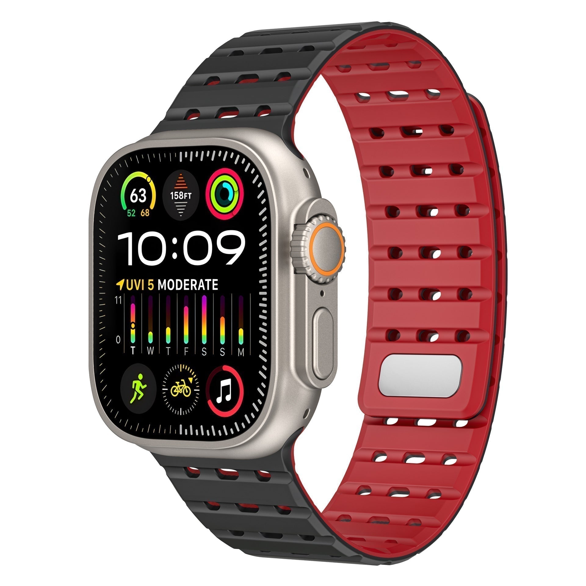 VeloWeave Pro Magnetic Silicone Strap for Apple Watch