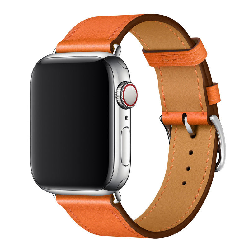 Averon Genuine Leather Hand-Stitched Strap for Apple Watch