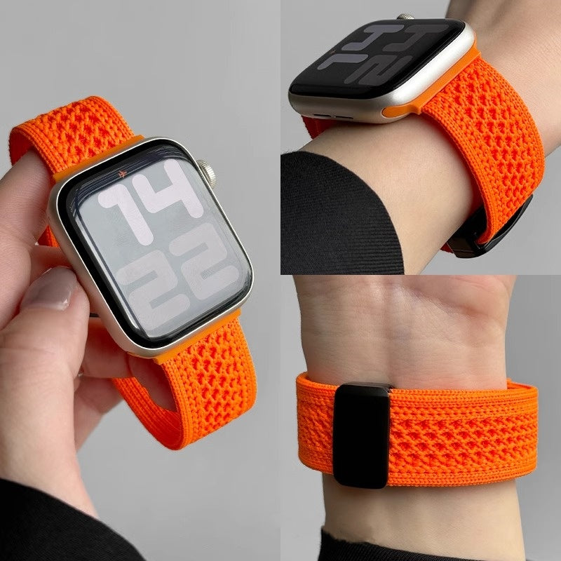 AeroFlex Mesh Nylon Loop With Magnetic Clasp for Apple Watch