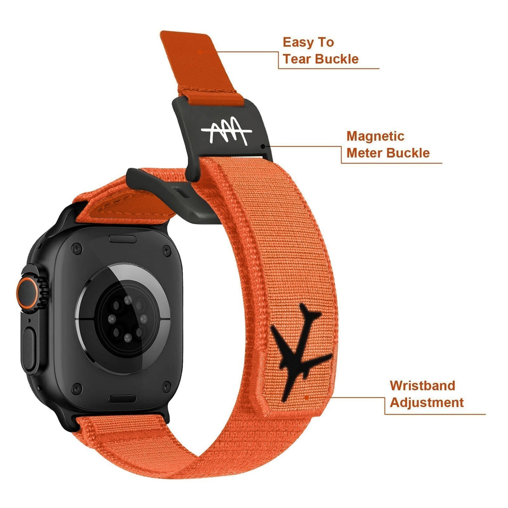 AeroPeak Magnetic Nylon Watch Strap For Apple Watch