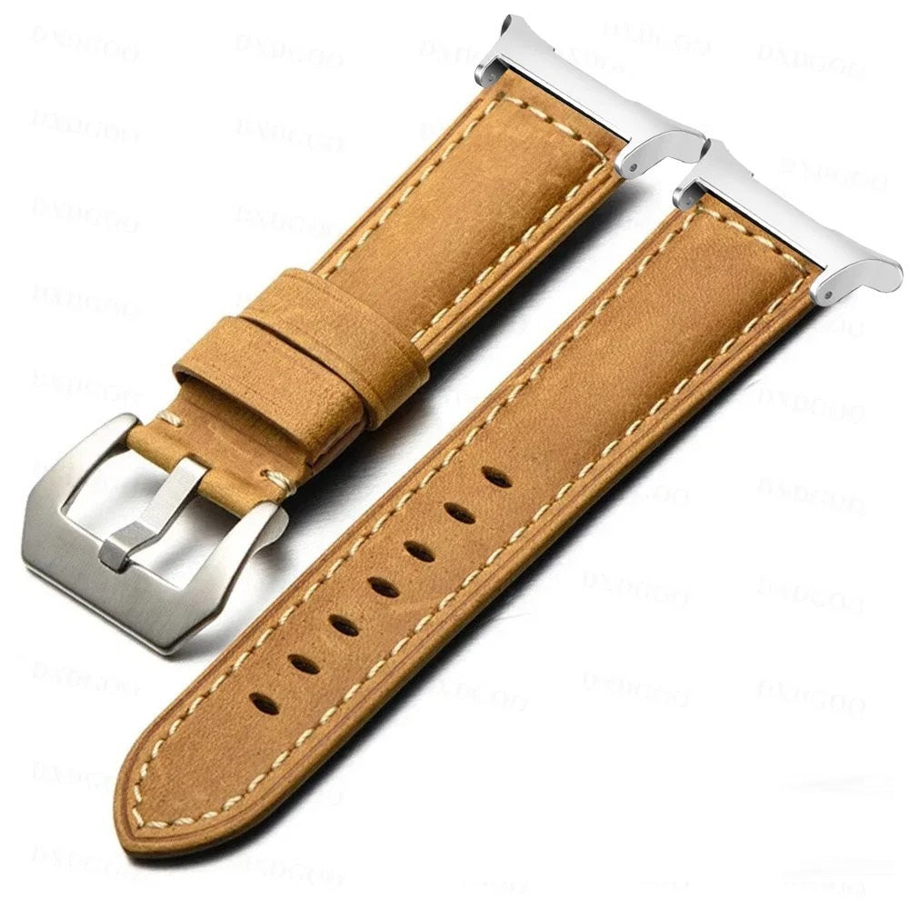 Lyra Vintage Leather Strap For Smartwatch Ultra 47mm