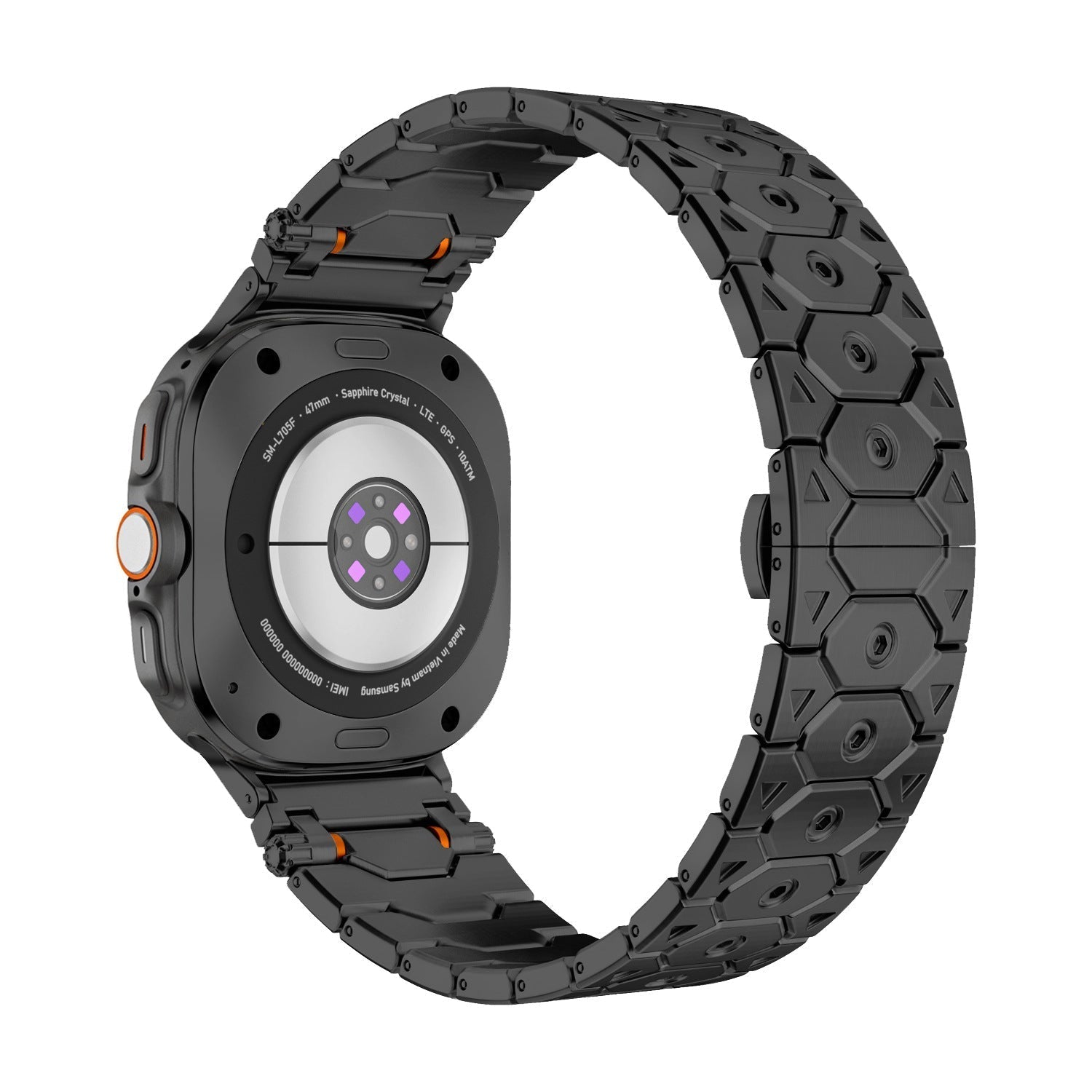 Nova Geometric Stainless Steel Strap for Galaxy Ultra