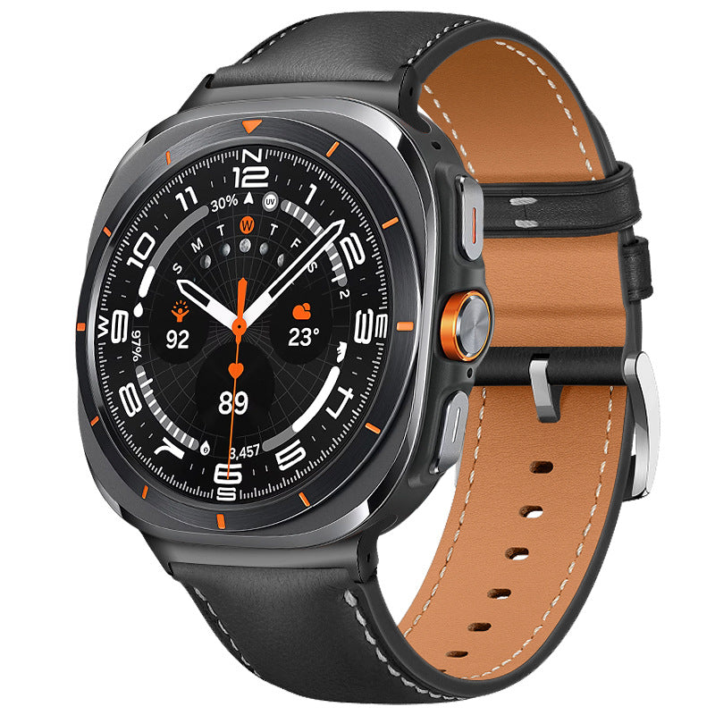 LuxeWeave Leather Band For Samsung Galaxy Watch Ultra