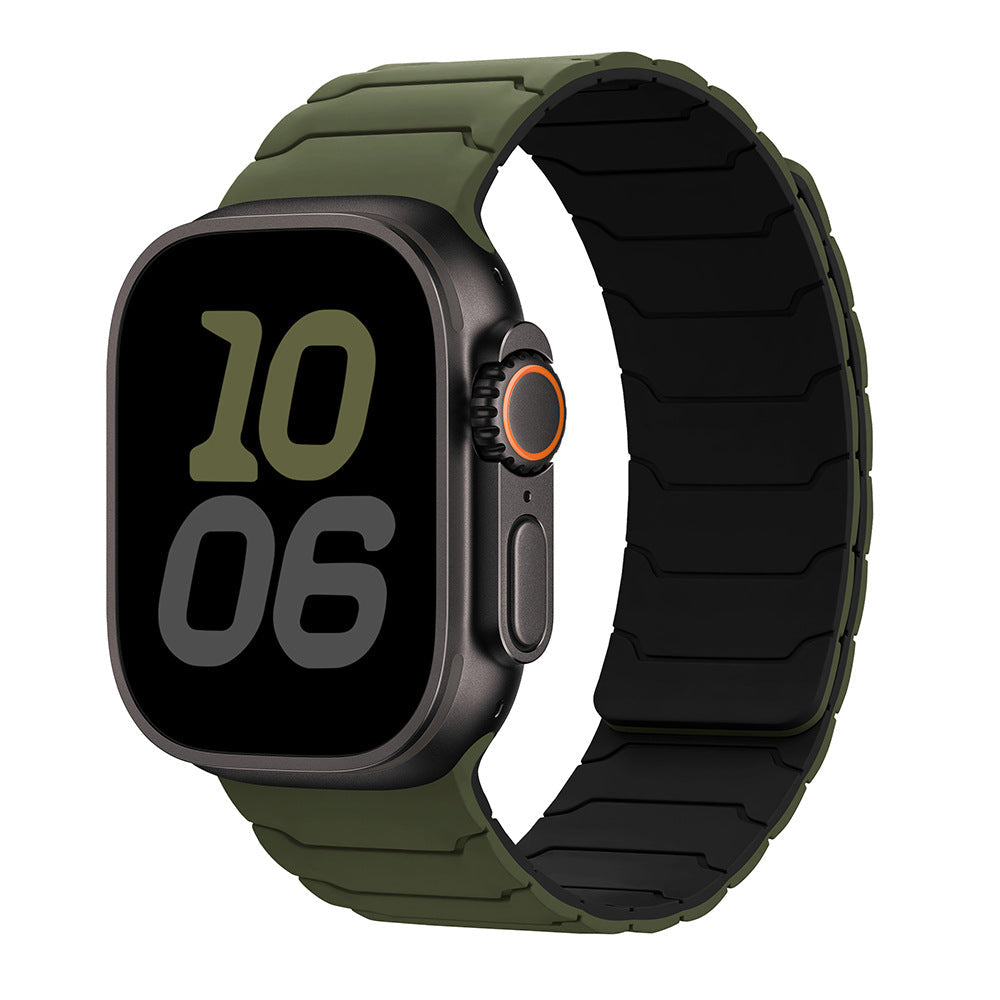 NovaShield Silicone Magnetic Strap For Apple Watch