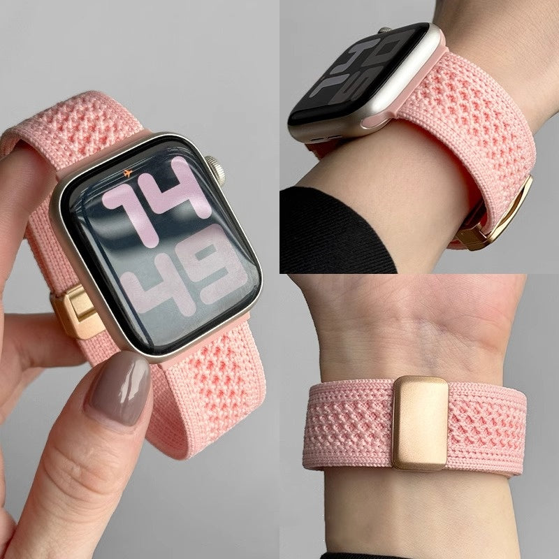 AeroFlex Mesh Nylon Loop With Magnetic Clasp for Apple Watch