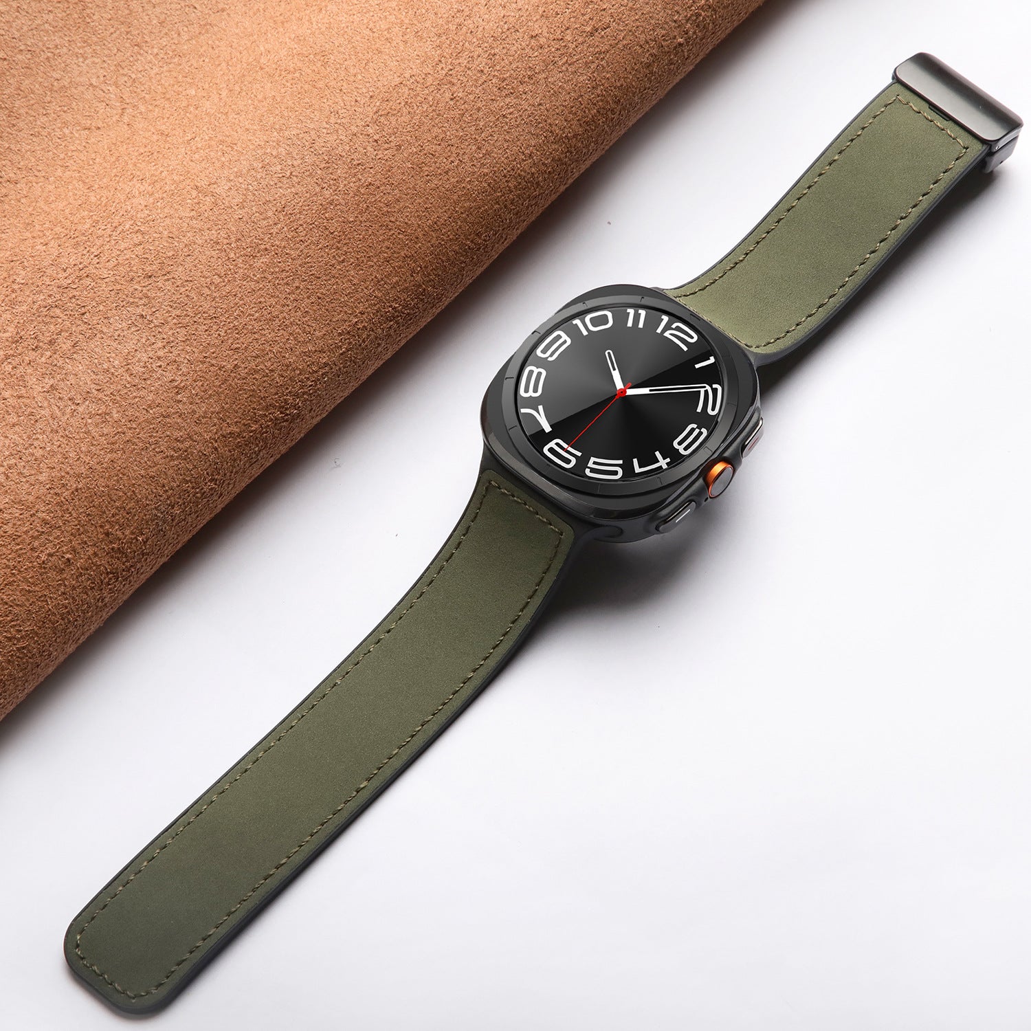 NovaGear Magnetic Leather-Silicone Strap for Ultra Watch