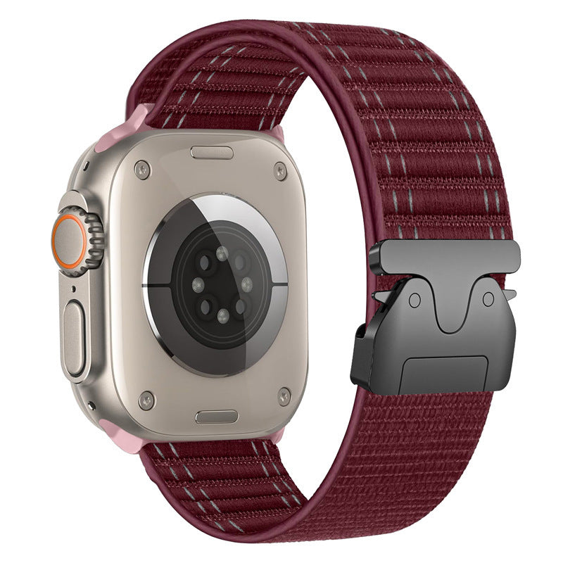 AeroFlow Nylon Strap With Parachute Buck For Apple Watch