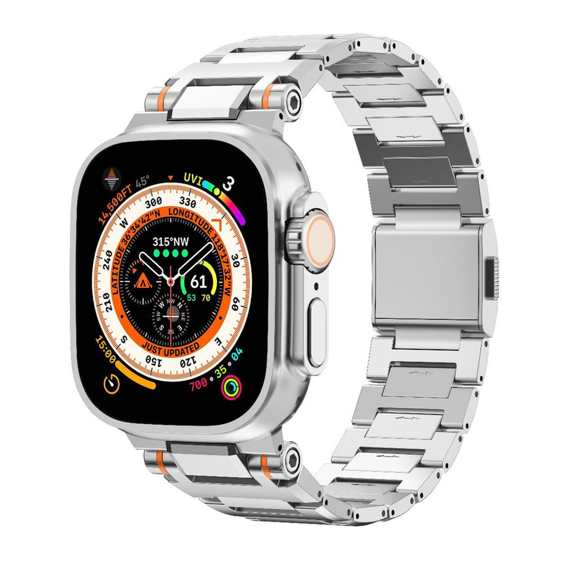 AuraSteel Stainless Band for Apple Watch With Magnetic Clasp