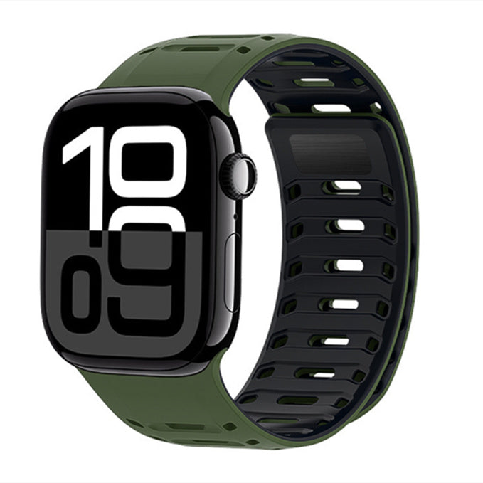 AeroFlex Silicone Strap for Apple Watch Durable and Breathable