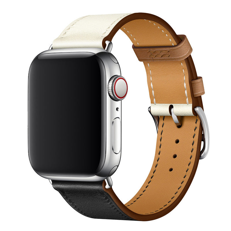 Averon Genuine Leather Hand-Stitched Strap for Apple Watch