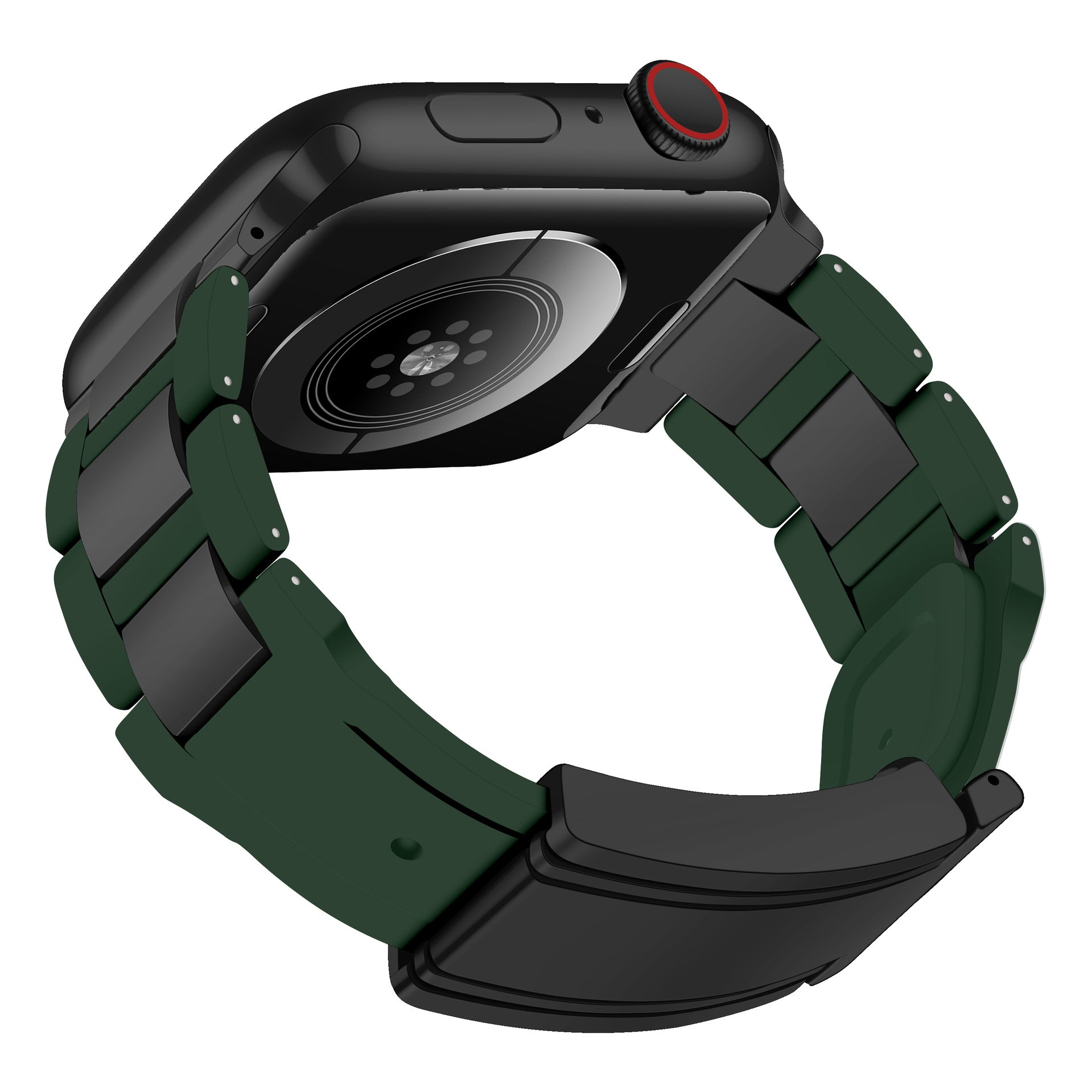 Magnetic Snap Stainless Steel Silicone Band For Nova Watch