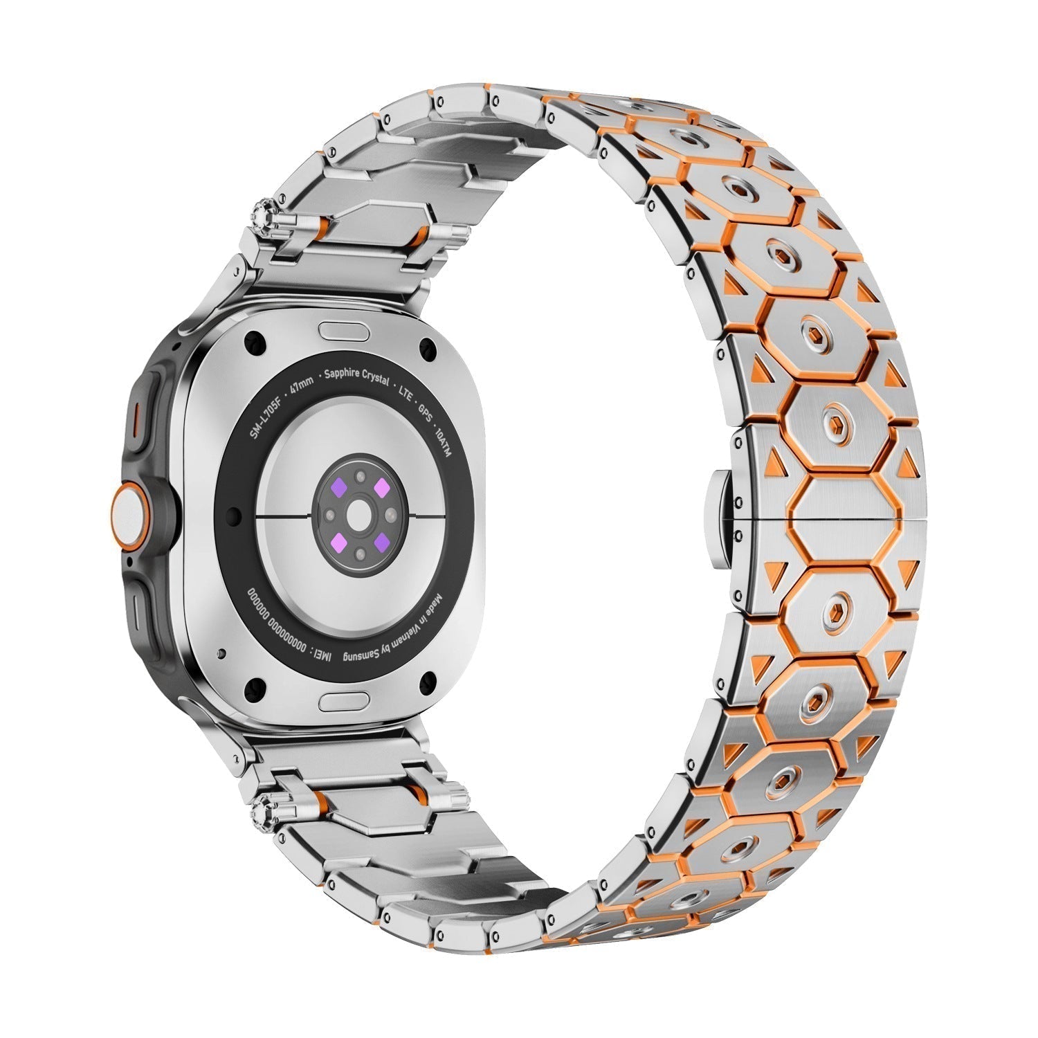 Nova Geometric Stainless Steel Strap for Galaxy Ultra