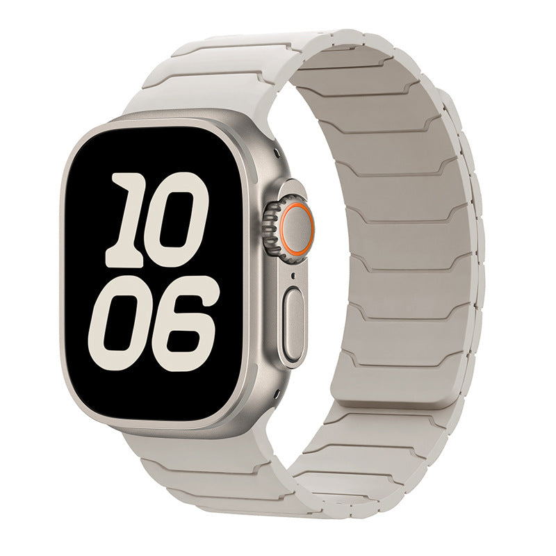 NovaShield Silicone Magnetic Strap For Apple Watch