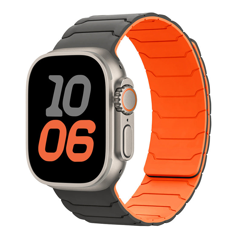 NovaShield Silicone Magnetic Strap For Apple Watch