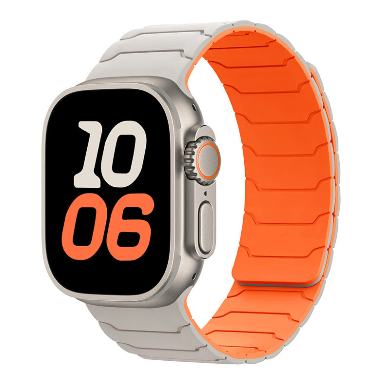 NovaShield Silicone Magnetic Strap For Apple Watch