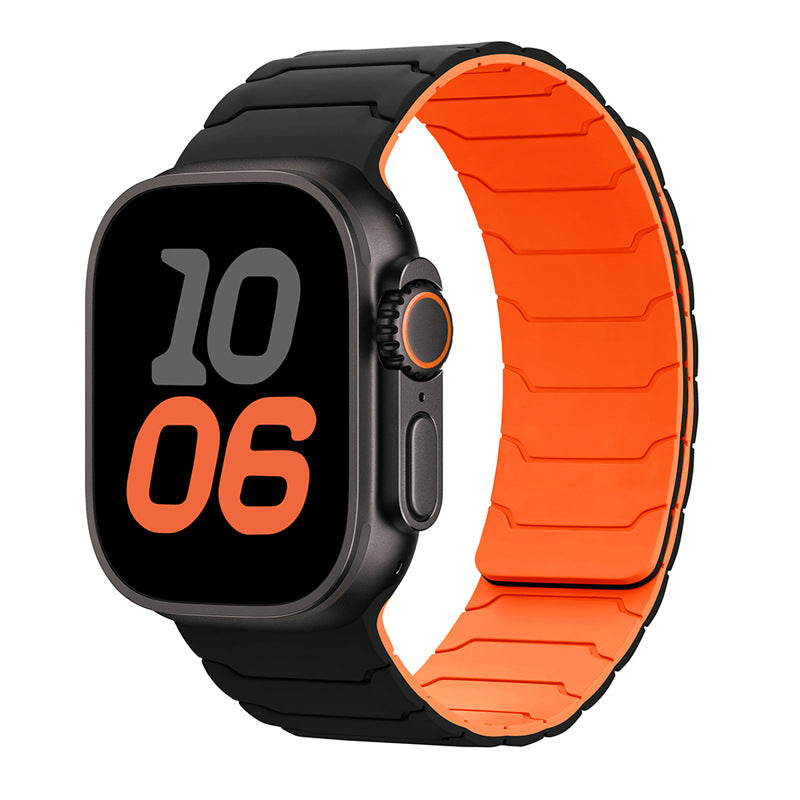 NovaShield Silicone Magnetic Strap For Apple Watch