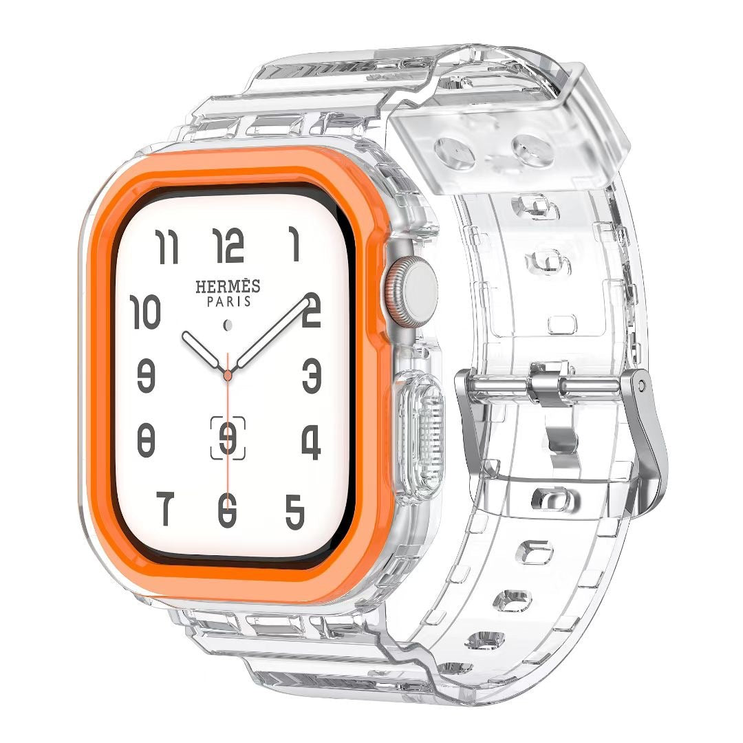 ClearView TPU Transparent Strap For Apple Watch Series 10