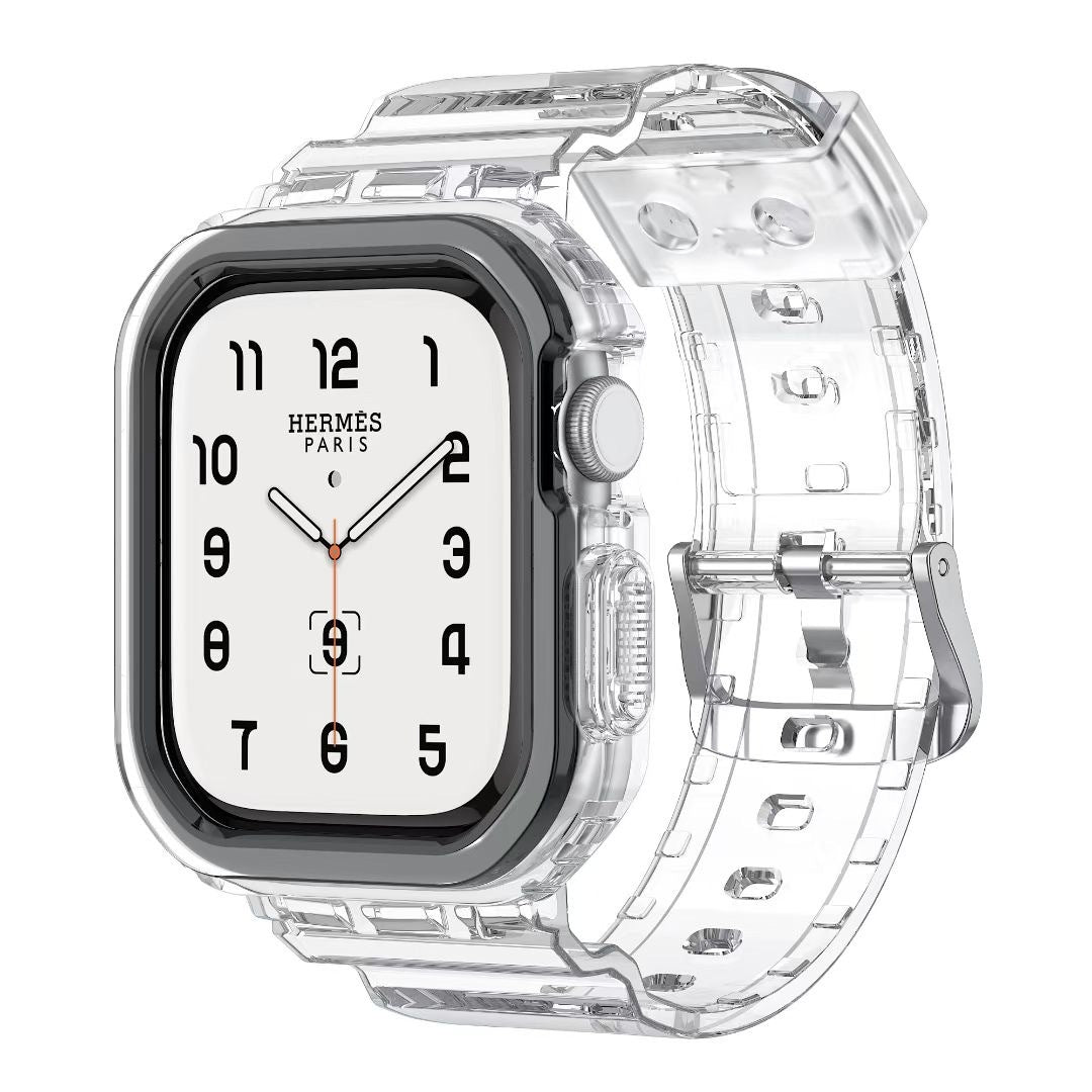 ClearView TPU Transparent Strap For Apple Watch Series 10
