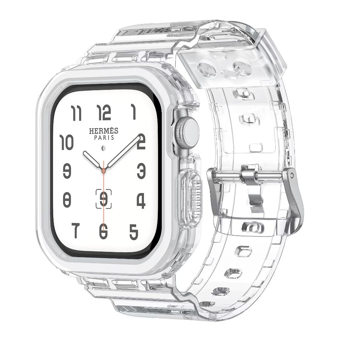 ClearView TPU Transparent Strap For Apple Watch Series 10
