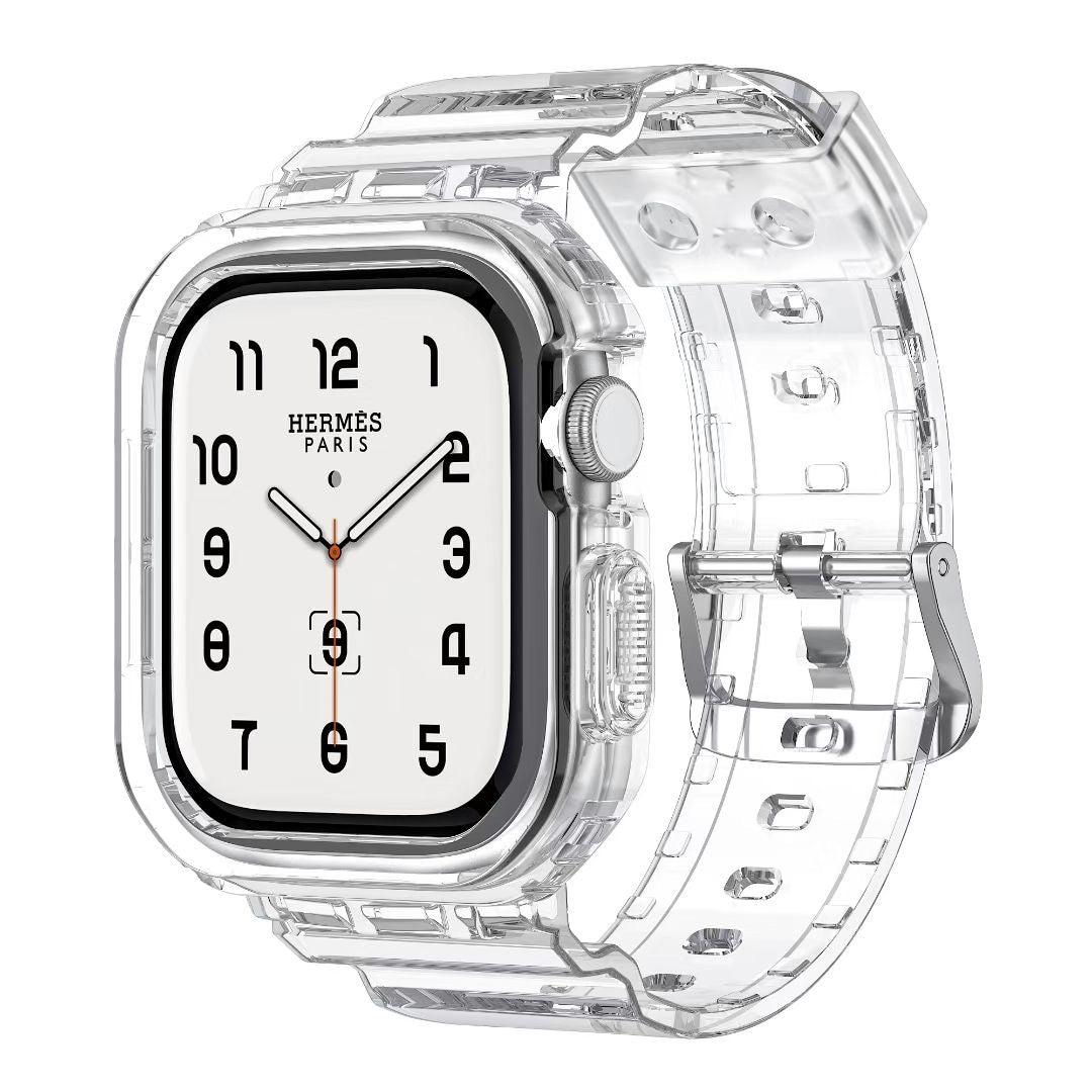 ClearView TPU Transparent Strap For Apple Watch Series 10
