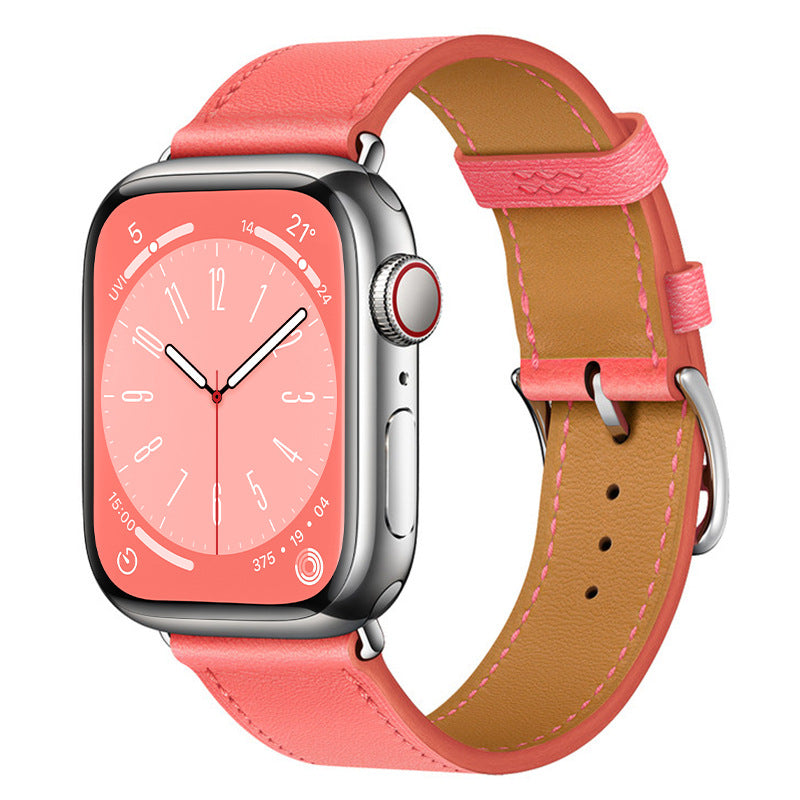 Averon Genuine Leather Hand-Stitched Strap for Apple Watch
