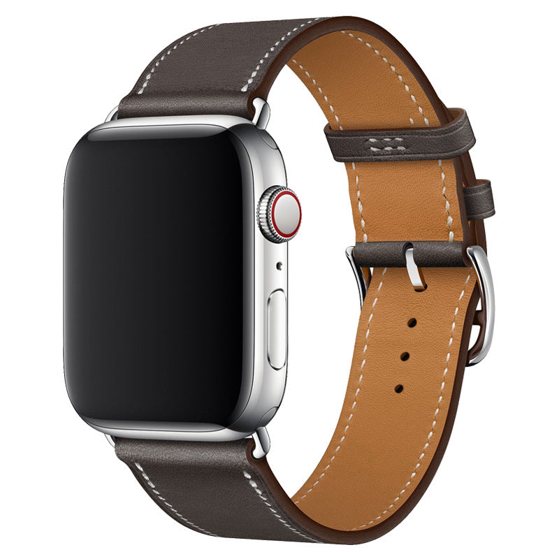 Averon Genuine Leather Hand-Stitched Strap for Apple Watch