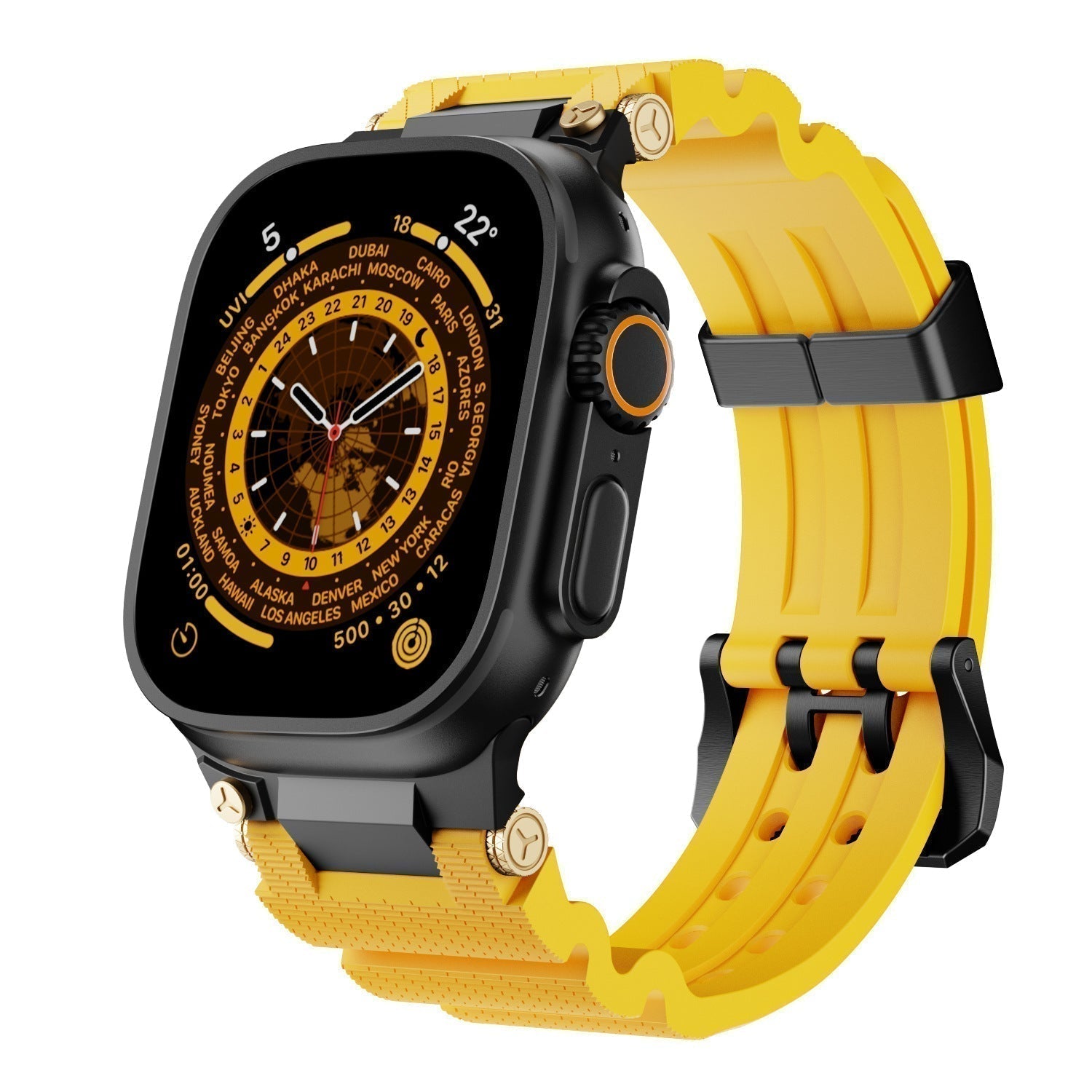 NovaFlex Silicone Band For Apple Watch With Laser Engraving