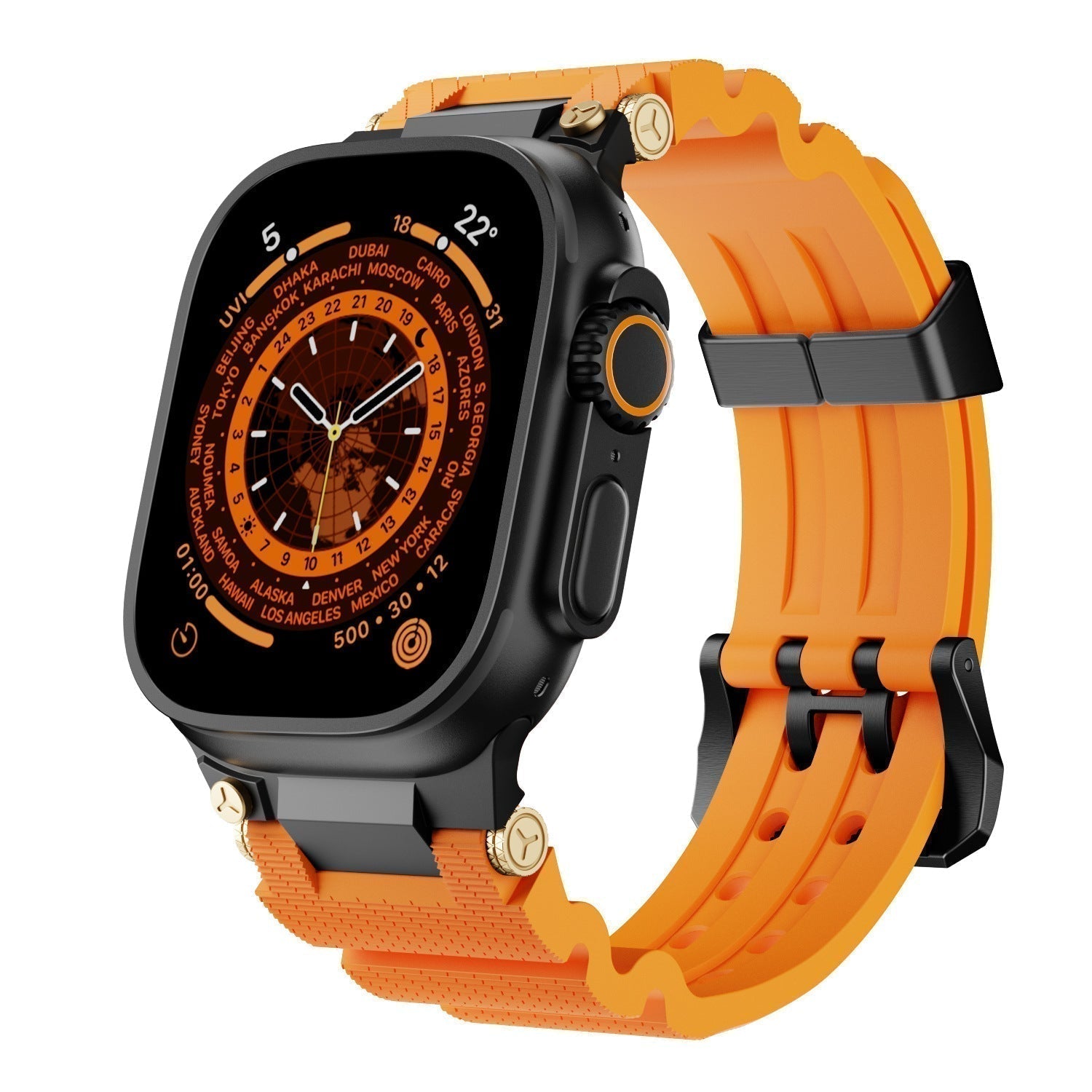 NovaFlex Silicone Band For Apple Watch With Laser Engraving