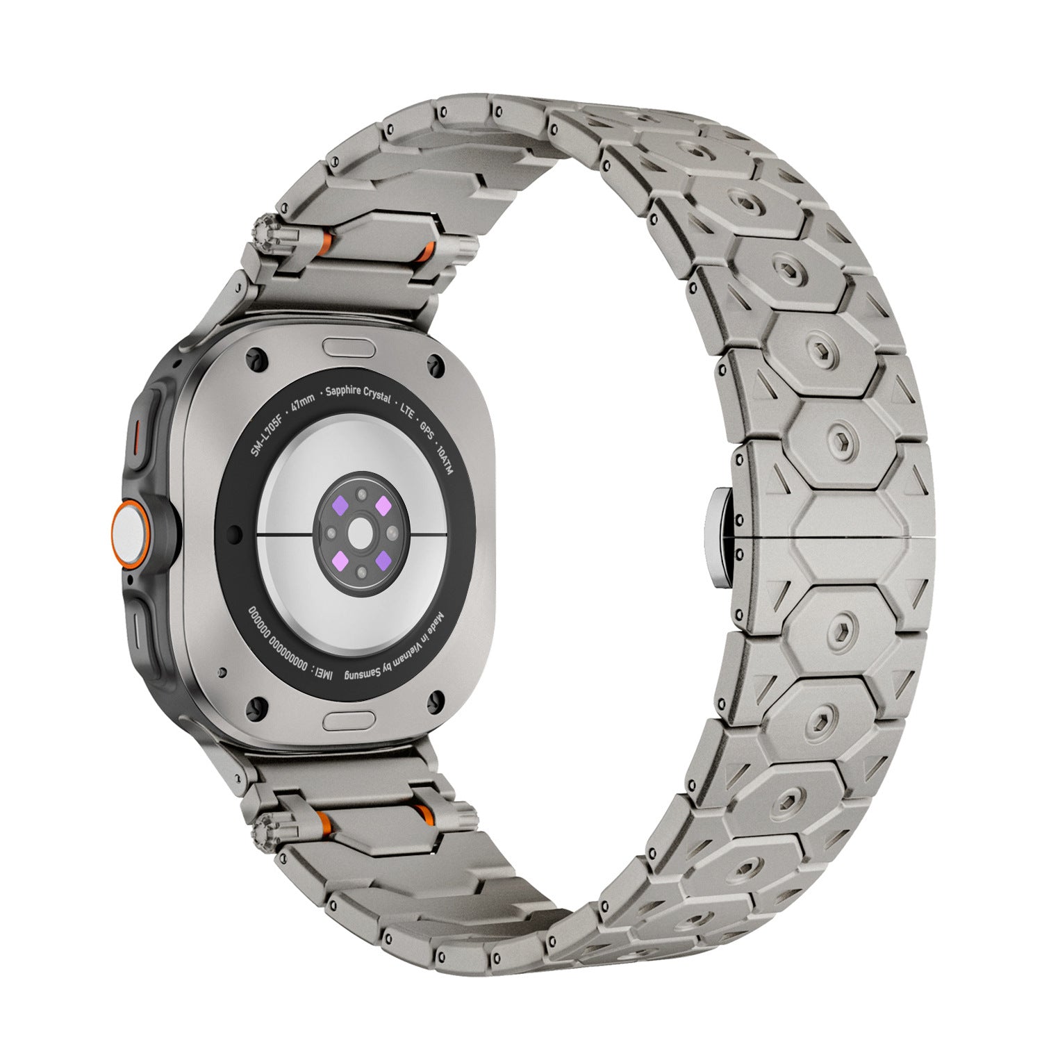 Nova Geometric Stainless Steel Strap for Galaxy Ultra