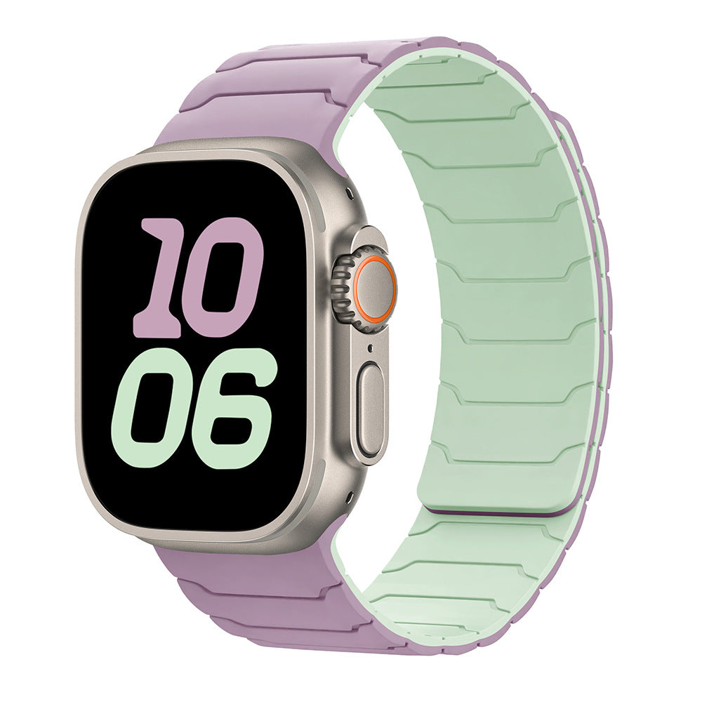 NovaShield Silicone Magnetic Strap For Apple Watch