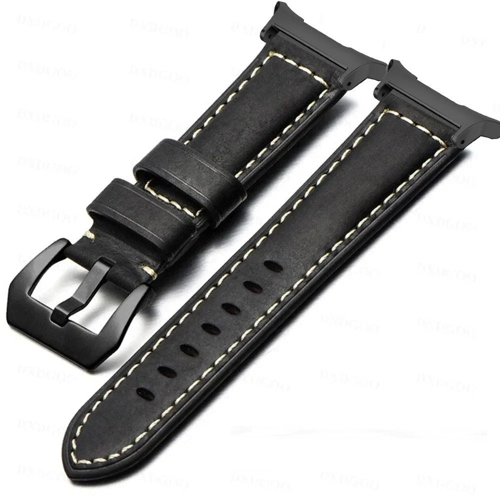 Lyra Vintage Leather Strap For Smartwatch Ultra 47mm