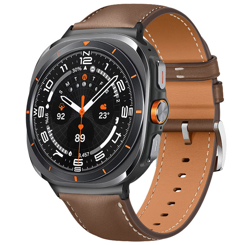 LuxeWeave Leather Band For Samsung Galaxy Watch Ultra