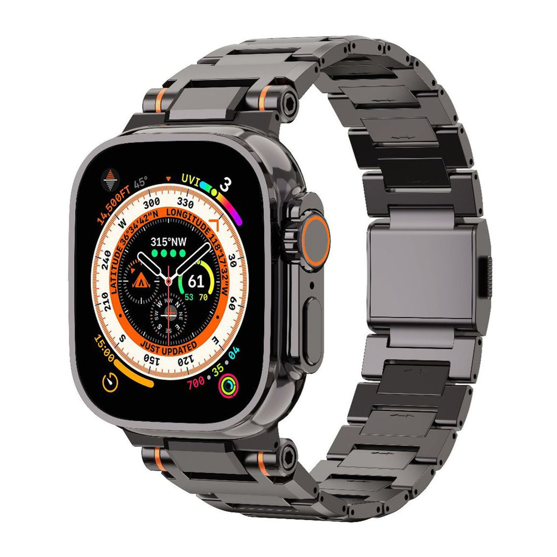 AuraSteel Stainless Band for Apple Watch With Magnetic Clasp