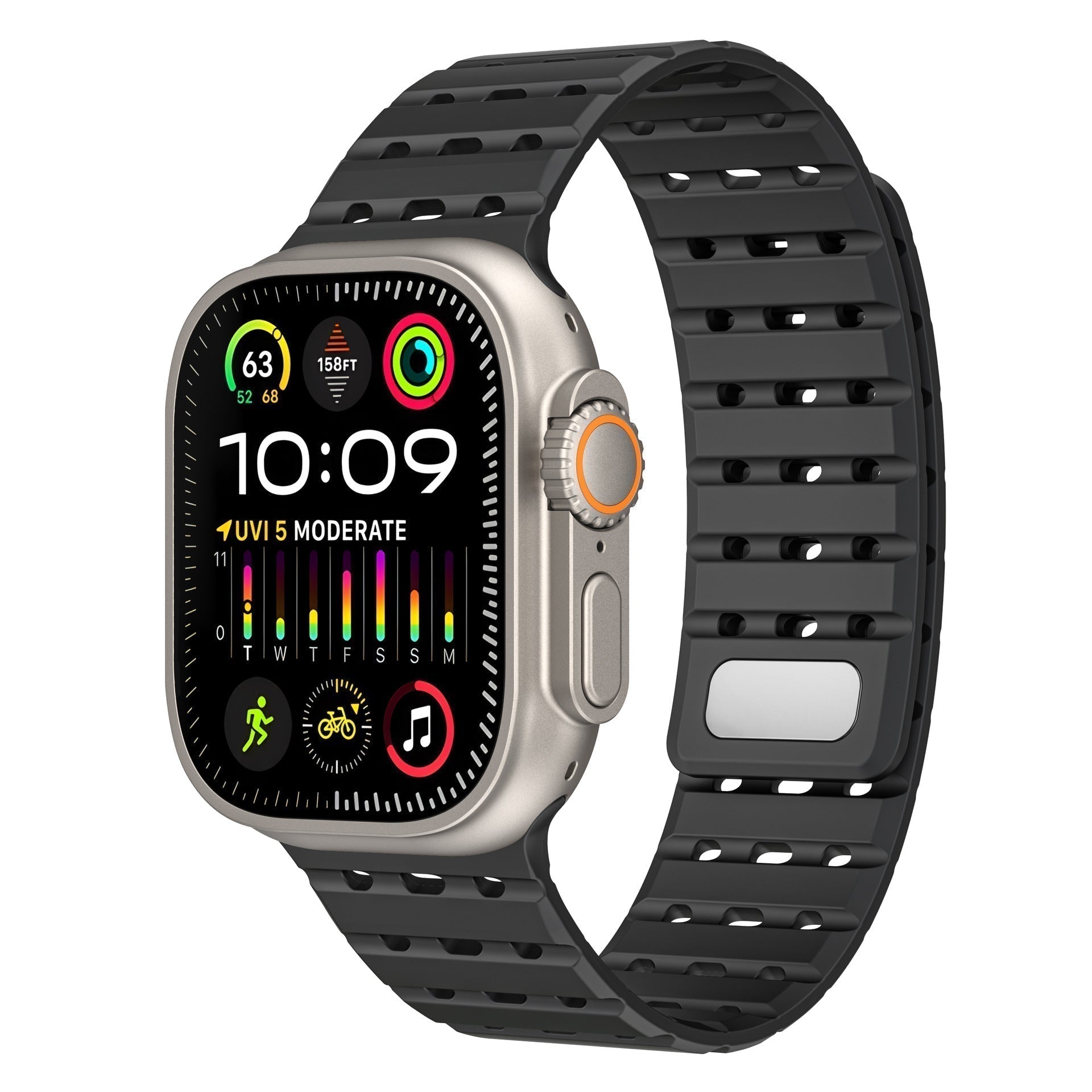 VeloWeave Pro Magnetic Silicone Strap for Apple Watch