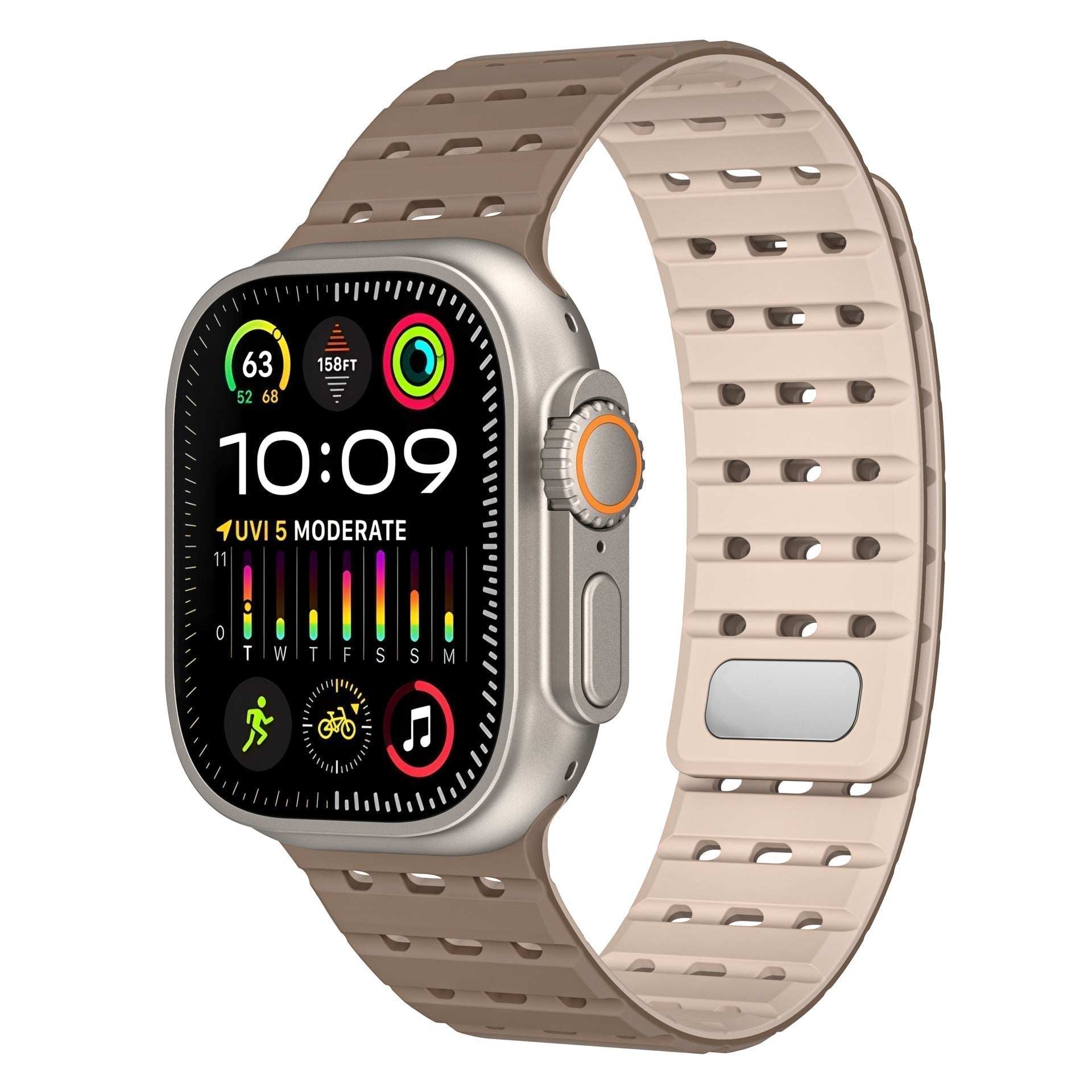 VeloWeave Pro Magnetic Silicone Strap for Apple Watch